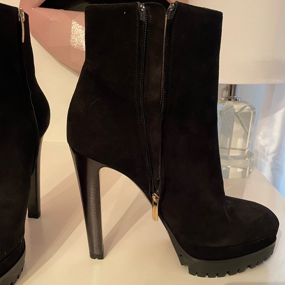 Sergio Rossi Black Booties Size 40 - Picture 5 of 7